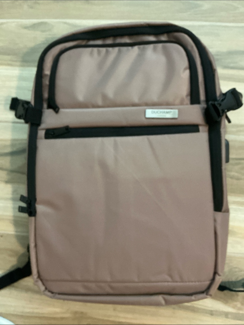 Duchamp London Expandable Backpack - Dusty Rose